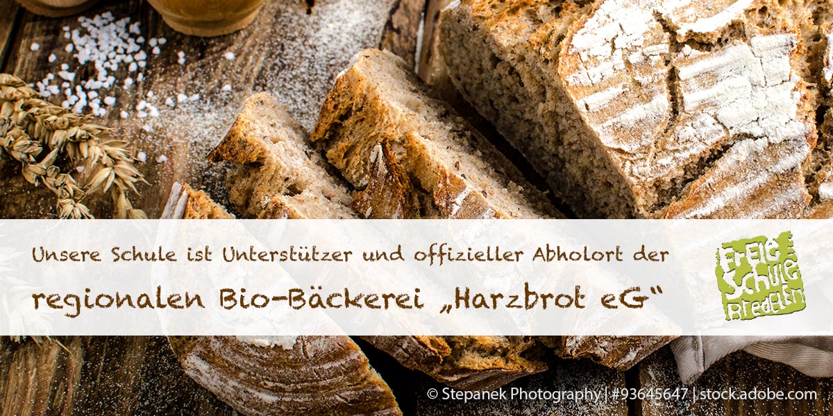 Wir unterstützen die regionale Bio-Bäckerei Harzbrot eG